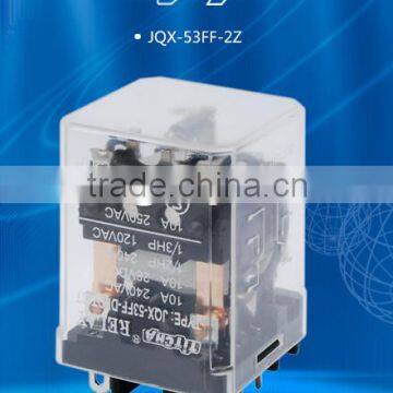 Power relay JQX-53FF-2Z Silver contact top quality 2CO