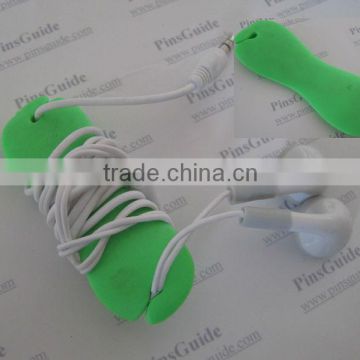 2014 customised high quality and eco-friendly pvc rubber phone cable winder holder