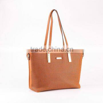 10778 Good Price Brown Color Laser Large PU Tote Bag for Women photo-3