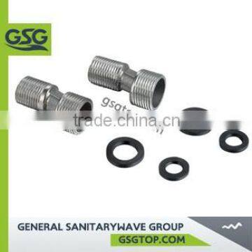 GSG FAC124 Chrome Brass Thread Fitting With Rubber Gasket For Bathroom Accessories