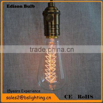 carbon filament vintage incandescent light bulb st64 bulb