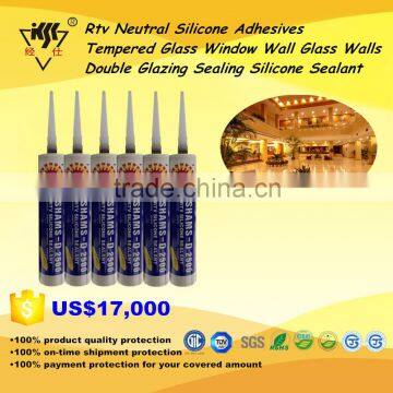 Rtv Neutral Silicone Adhesives Tempered Glass Window Wall Double Glazing Sealing Silicone Sealant