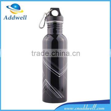 Outdoor travel leakproof 750ml stainless steel sports water bottle