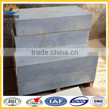 wear resistant skid rail block fire brick