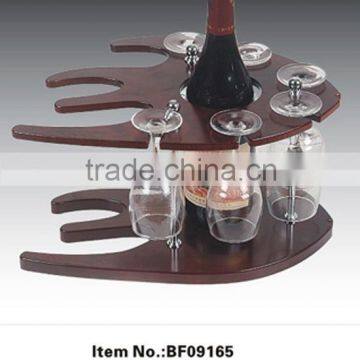 wooden wine set/rack