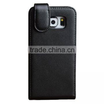 Flip style black protect cover for Samsung S6