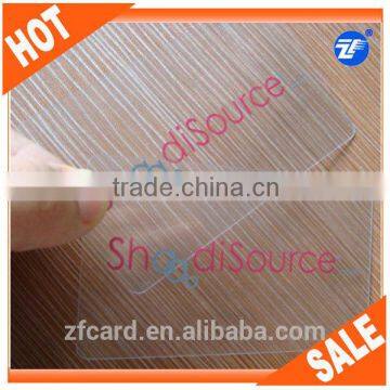 Top selling blank transparent business cards