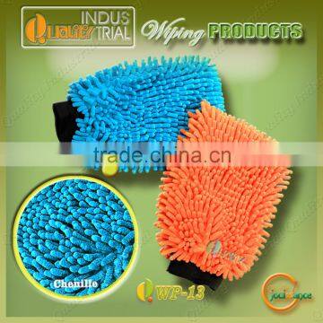 Unique design simple style microfiber wiping sponge for car washing