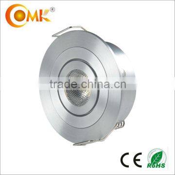3W Aluminum led spot light for showcase