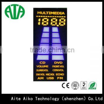 4 digits 7 segment LED display board full color