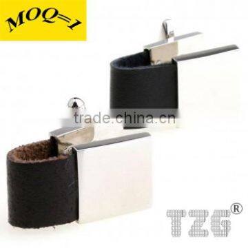 TZG03446 Fashion Cuff Link Leather Cufflink