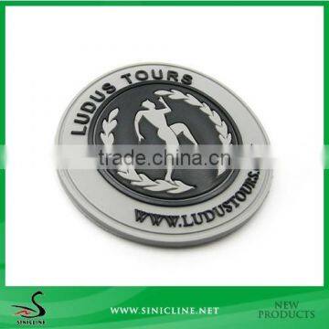 Sinicline Wholesale Round PVC Label with Embossed Logo