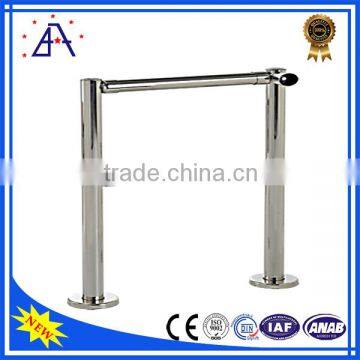 High Style Modestly Priced Silver Anodized Aluminum Folding Handrail