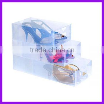 transparent pvc shoe box