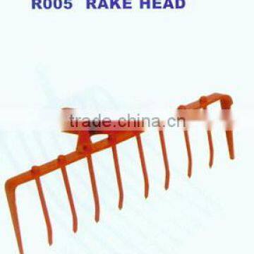 Garden Leaf Steel Rake Head garden head planter round head steel rivets shower