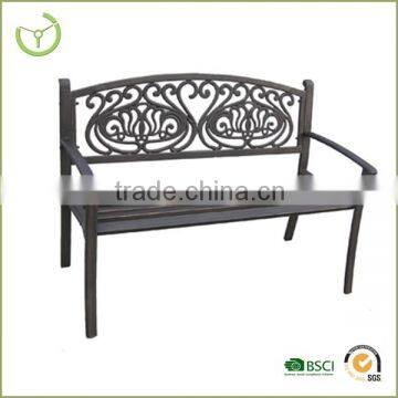 2016 cast aluminum park bench/park bench parts and frame