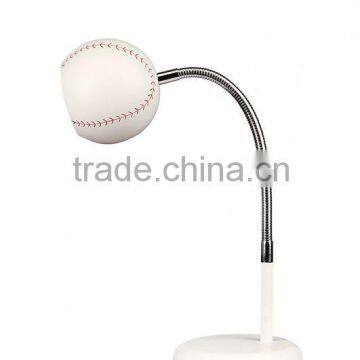 Juvenile sports ball desk lamp for boy's study room,flexible tube lamps