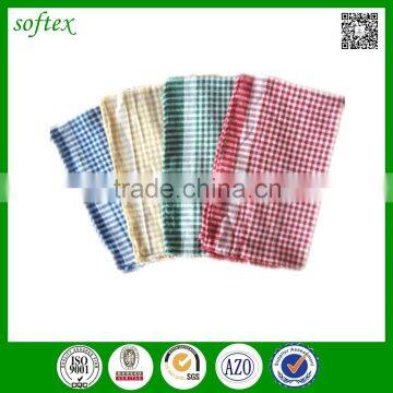 wholesale china factory Cotton check commercial kitchen tea towels