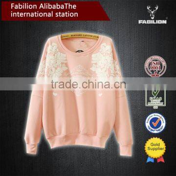 Winter New Korean Women O-neck Long-sleeved Sweaters Printing no Zipper Hoodie Jacket photo-2