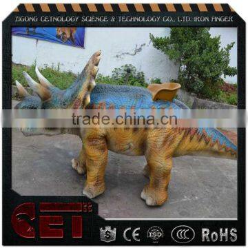 Walking Dinosaur Rides Riding Triceratops Dinosaur Animatronic Dinosaur Rides for Shopping Mall photo-5