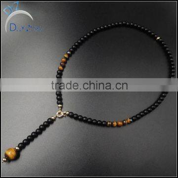 nature tiger eye stone bead mens rosary bead necklace