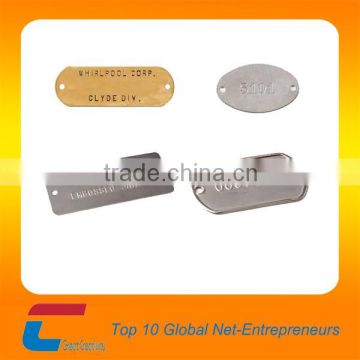 Business Gift Use metal name plate , metal tag for bags