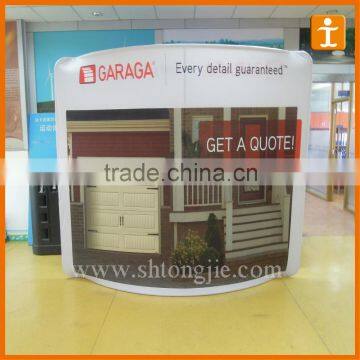 Clear plastic display tubes/tube tension fabric display