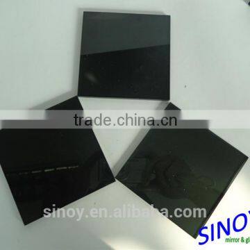 China High Quality 2mm to 19mm PG10/PG20 Black Glass, Black Tinted Glass, Black Float Glass for interior applications