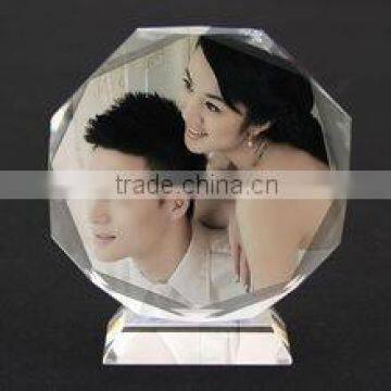Handmade Fashion Frame Photo Crystal Octagon Award photo-3