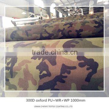 High quality oxford fabric 150D waterproof cloth camo