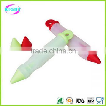 silicone cake decorating syringe/ cake icing pen