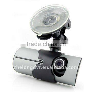 2012 dual camera GPS scanning and positioning 1080p vehicle dvr