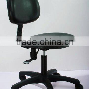 Adjustable Leather Lab Stool Chair photo-5