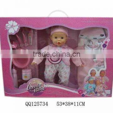 16" doll play set with 4-sound