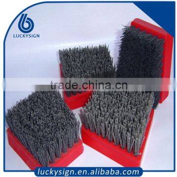 Popular type frankfurt antique abrasive nylon brush for grinding marble stone