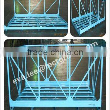 Foldable powder coated metal box pallet/Storage & transportation steel pallet