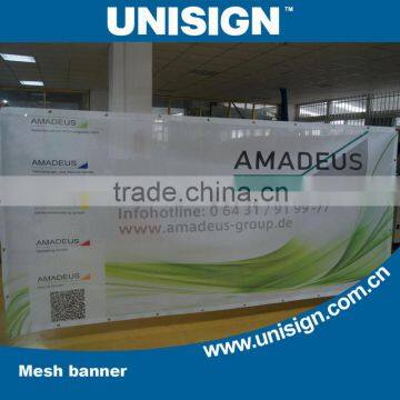 Unisign High Quality Control Roll Eco-solvent Outdoor PVC Coated Mesh Banner Printing photo-6