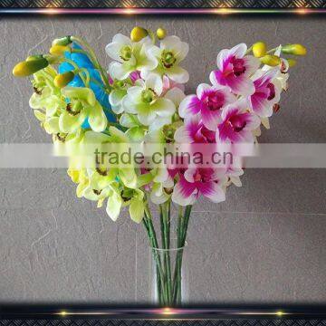 real touch latex artificial cymbidium orchids