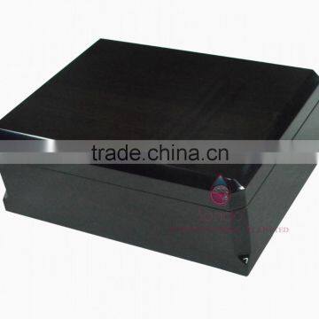 Glossy Classic Black Shoe Packing Boxes Wood photo-3