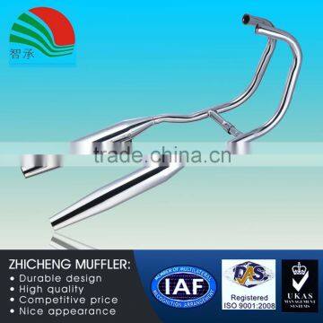 Factory Directly Wholesale Loud Muffler for Motorcycle Double Pipe