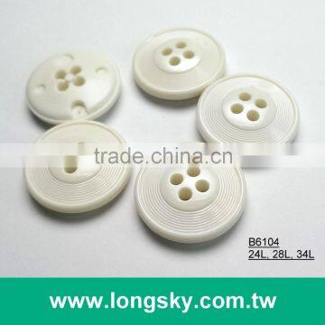 (#B6104/24L, 28L, 34L) classic round 4 hole nylon dyeable button for handbag