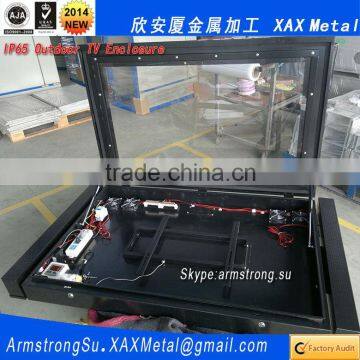 XAX08TV 42 inch" totem kiosk metal outdoor tv enclosure