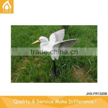 JHX Ready To Fly Garden Statue Crane