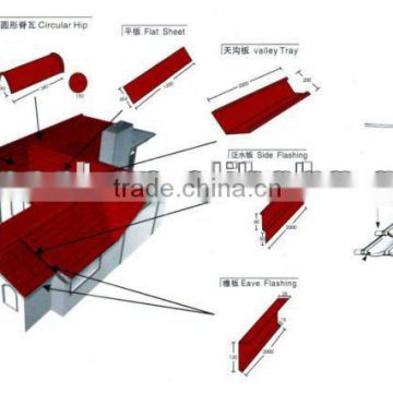 brown roof corrugated steel sheets