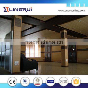 china suppliers interior decoration suspended ceiling wooden wall panels lamination design