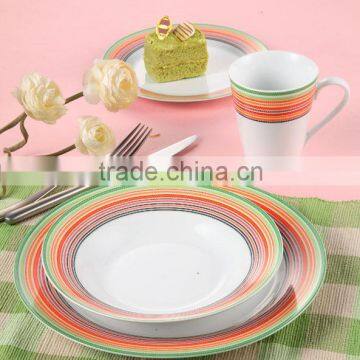 special design porcelain plate set