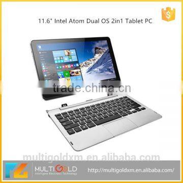 11.6 inch 1920*1080 Laptop, 11.6 inch Intel Quad Core Android Tablet PC, 11.6" 2in1 dual os tablet