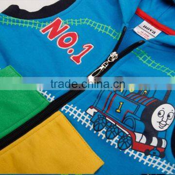 (A4482) Blue 2-6Y Nova Kids Wholesale Winter Stock Lot Thomas Sleeveless Boys Hoody photo-3