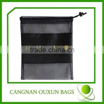 Wholesale small polyester mesh bag with drawstring