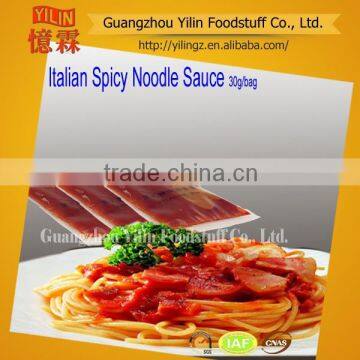 30g Italian Spicy Noodle Sauce with oem service made in china